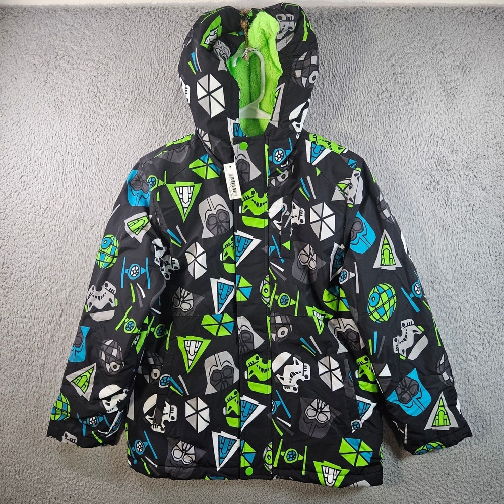 NEW Star Wars Amazon Essentials Stormtrooper Darth Vader Kids Jacket Sz XL 10 Yr
